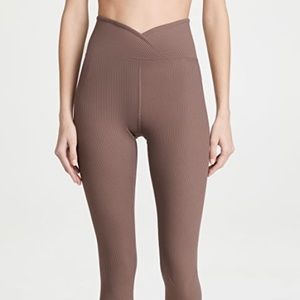 YEAR OF OURS Ribbed Veronica Leggings in Brown